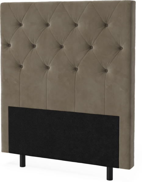 New York pikerad - Sänggavel, 90-210 cm - Brun
