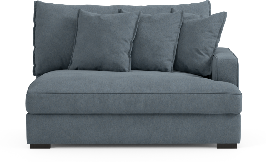 Rossi - 2-sits med armstöd höger - Blå