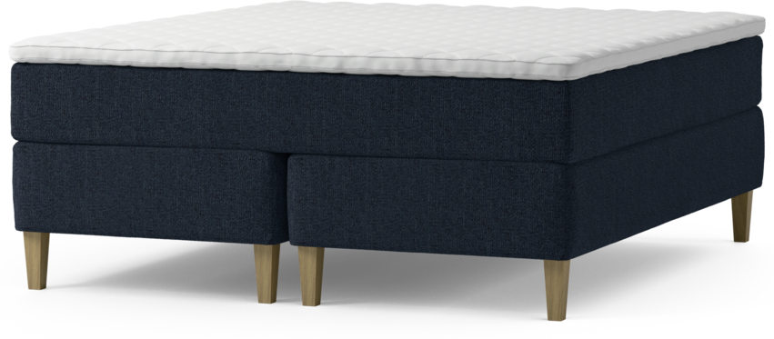 Delux Exclusive - Kontinentalsäng, dubbelsäng med bäddmadrass och sängben