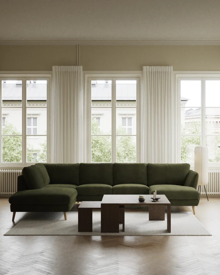 Madison - 2-sits soffa med divan vänster och schäslong höger - inspiration