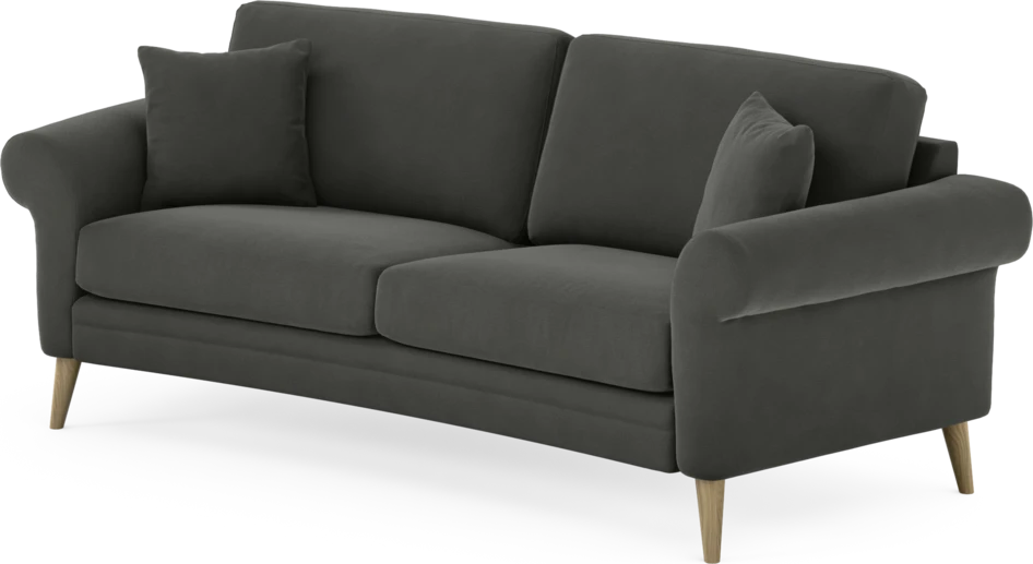 Eden - 2,5-sits soffa svängd - Grå