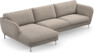 Madison Lux - 3-sits soffa med schäslong vänster - Beige