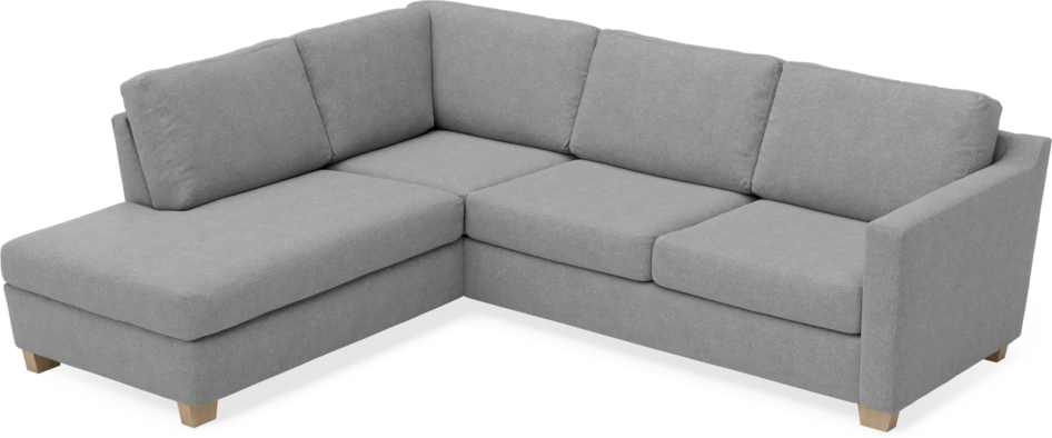 Friday - 2,5-sits soffa med divan vänster - Grå