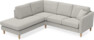 Eden - 2-sits soffa med divan - Grå