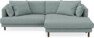 Harper - 4-sits med schäslong XL höger - Grön