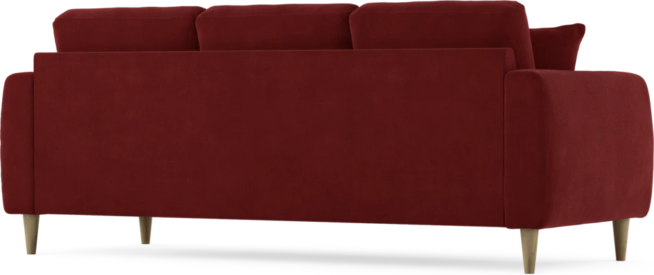 Eden - 3-sits soffa - Röd