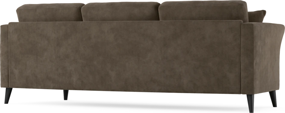 Eden - 3-sits soffa svängd - Brun