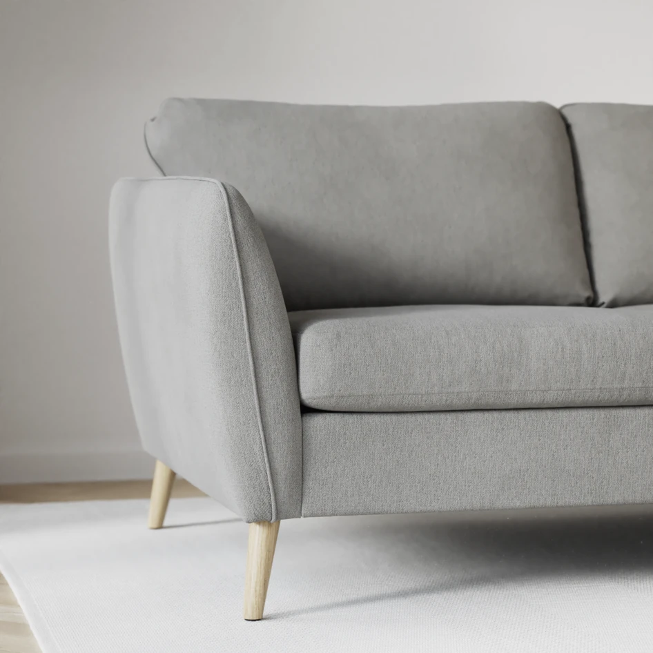 County - 2,5-sits soffa med divan höger - Grå