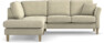 Eden - 2-sits soffa med divan - Beige