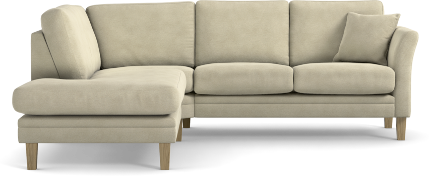Eden - 2-sits soffa med divan - Beige
