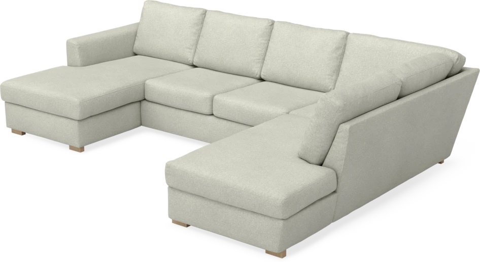 Friday - 3-sits soffa med schäslong vänster och divan höger - Beige