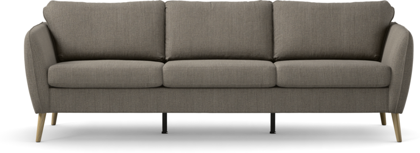 County - 3-sits soffa - Brun