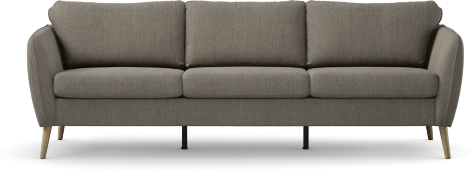 County - 3-sits soffa - Brun