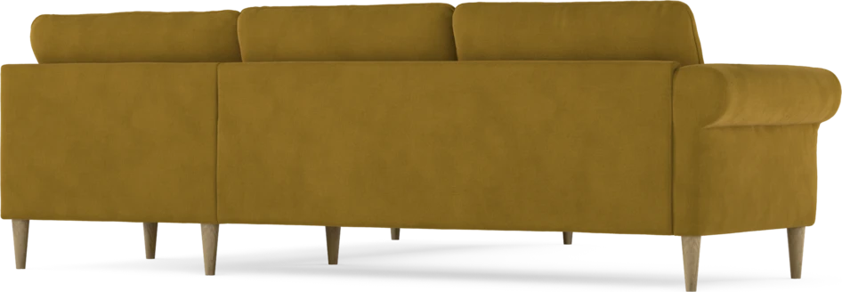 Bridge - Hörnsoffa, 2+2-sits - Gul