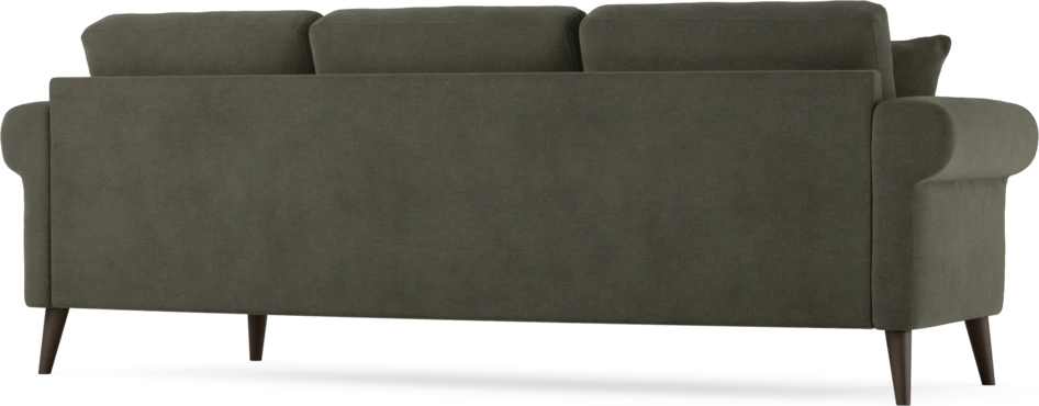 Eden - 3-sits soffa svängd - Grå