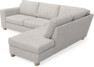 Friday - 2,5-sits soffa med divan höger - Grå