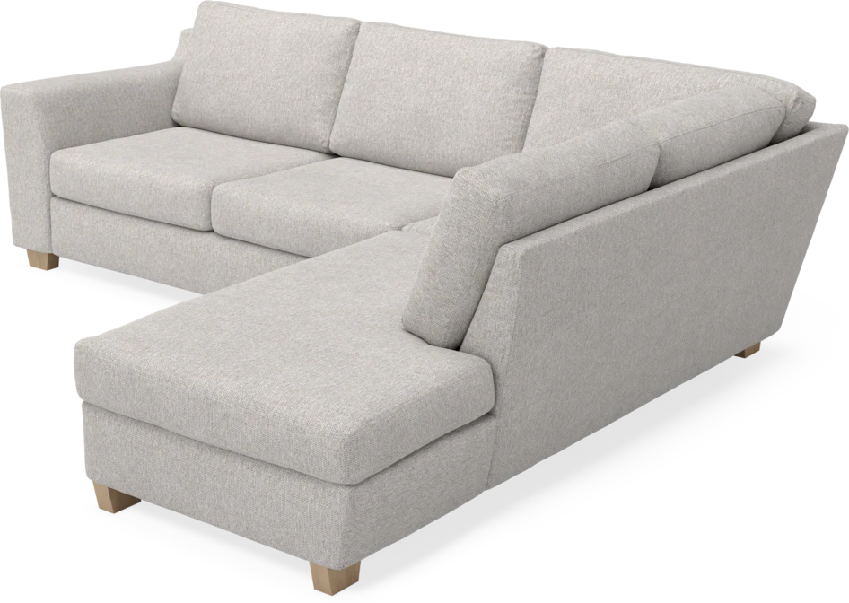 Friday - 2,5-sits soffa med divan höger - Grå