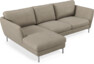 Madison Lux - 2-sits soffa med schäslong vänster - Beige