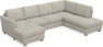 Friday - 3-sits soffa med schäslong vänster och divan höger - Beige