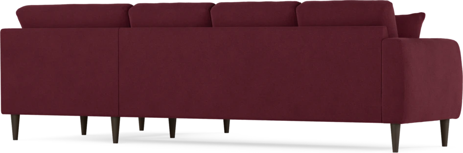 Eden - Hörnsoffa, 3+1-sits - Röd