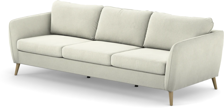 County - 3-sits soffa - Vit