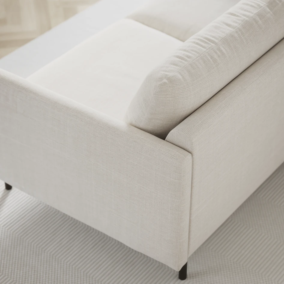 Madison Lux - Hörnsoffa 2+3-sits, hörn 1 - Vit
