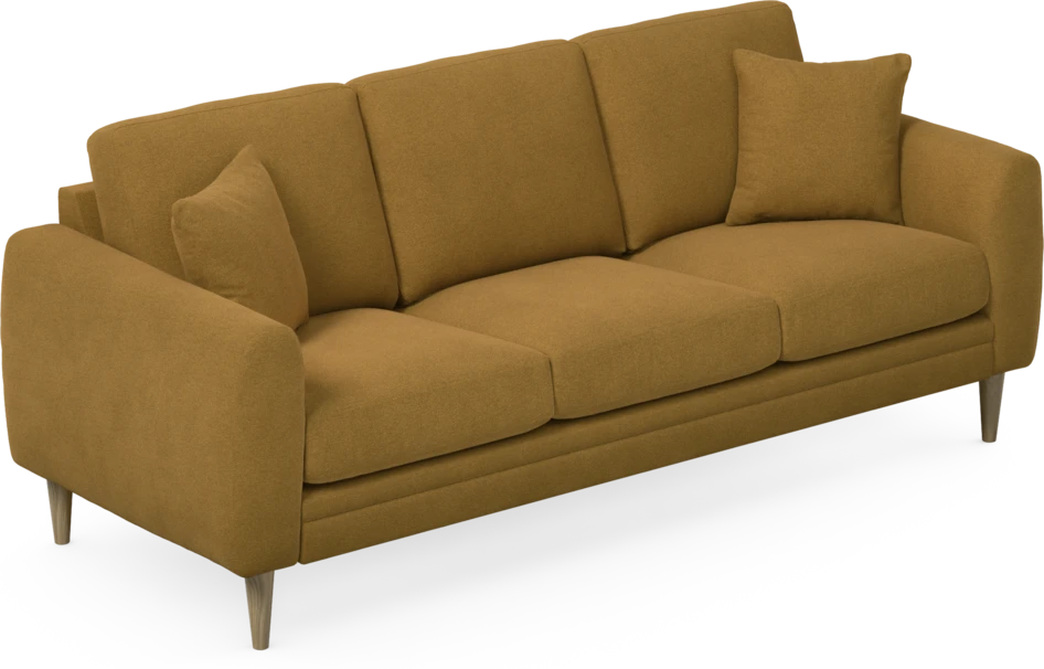 Eden - 3-sits soffa - Gul