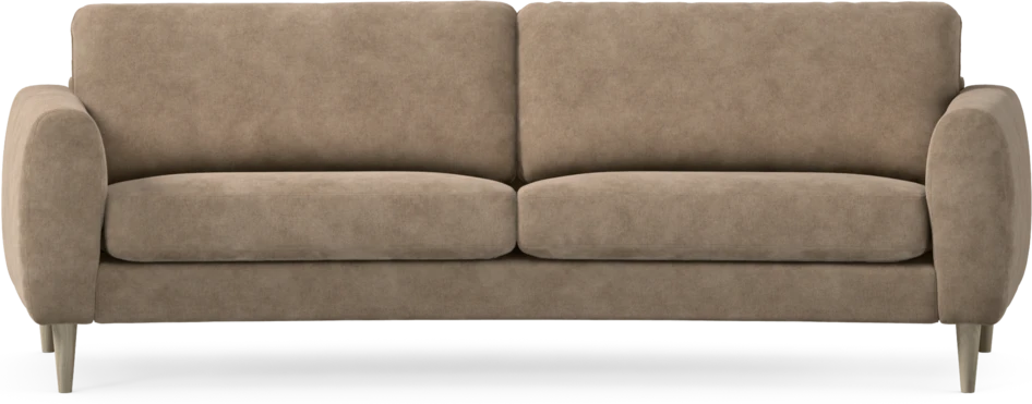 Bridge - 3-sits soffa svängd - Beige