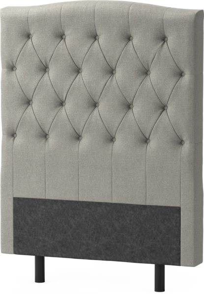 Delux Välvd - Sänggavel, 90-210 cm - Grå