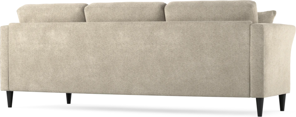 Eden - 3-sits soffa svängd - Beige