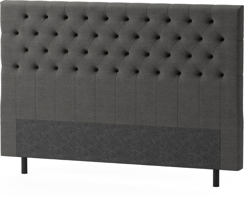 Delux Pikerad XL - Sänggavel, 90-210 cm - Grå