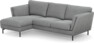 Madison Lux - 2-sits soffa med schäslong vänster - Grå