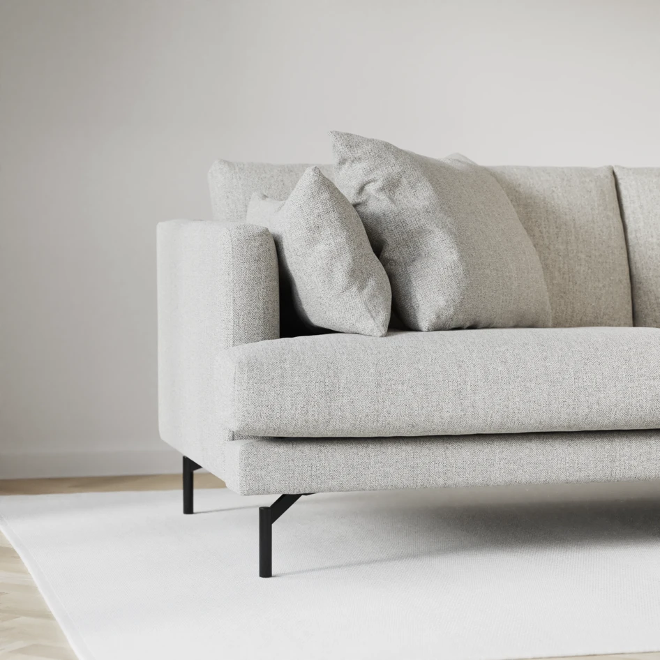 Harper - 4-sits soffa - Vit