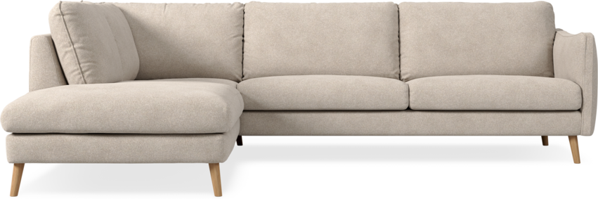 Madison Lux - 3-sits soffa med divan vänster - Vit