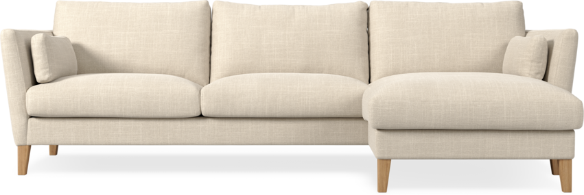 Winston - 3-sits soffa med schäslong, vändbar - Beige