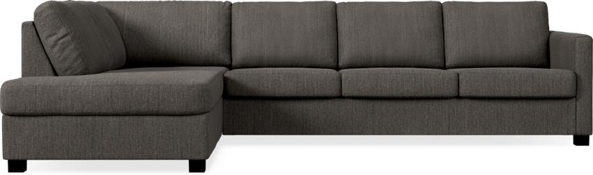 Nevada - 3-sits soffa med divan vänster - Brun