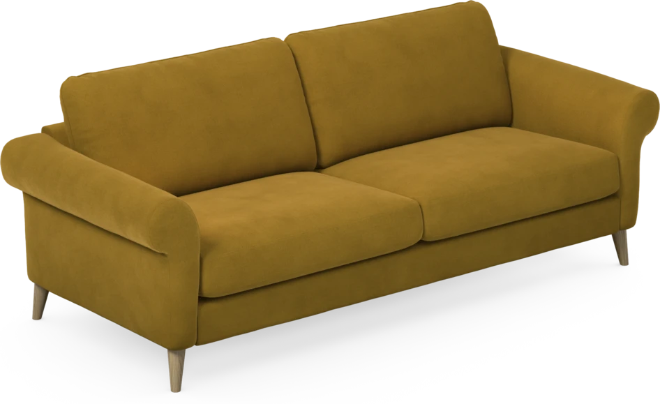 Bridge - 3-sits soffa - Gul