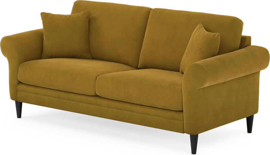 Eden - 2,5-sits soffa - Gul