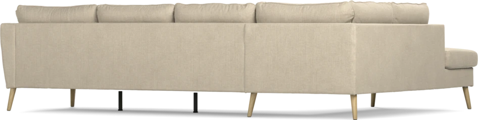 County - 3-sits soffa med divan vänster - Beige