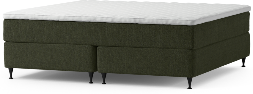 Delux Dream - Kontinentalsäng, dubbelsäng med bäddmadrass och sängben