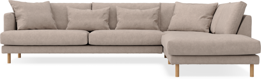 Harper - 3-sits soffa med divan höger - Beige