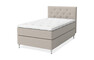 Dream Delux - Kontinentalsäng, enkelsäng med bäddmadrass Sleep Delux vit - Beige