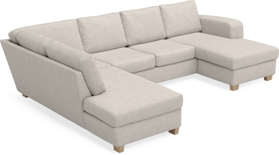 Friday - 3-sits soffa med divan vänster och schäslong höger - Grå