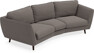 Madison - 3-sits soffa svängd, 70 cm - Brun