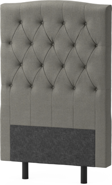 Delux Välvd - Sänggavel, 90-210 cm - Grå