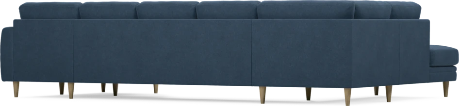 Eden - 3-sits soffa med divan vänster och schäslong höger - Blå
