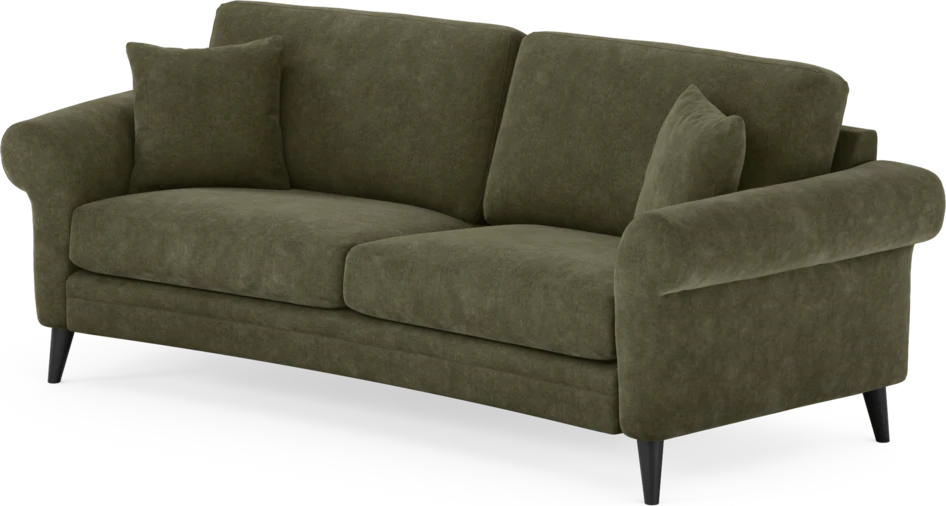 Eden - 2,5-sits soffa svängd - Grön