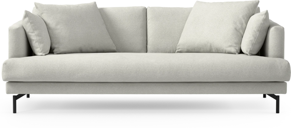 Harper - 3-sits soffa, hel dyna - Vit