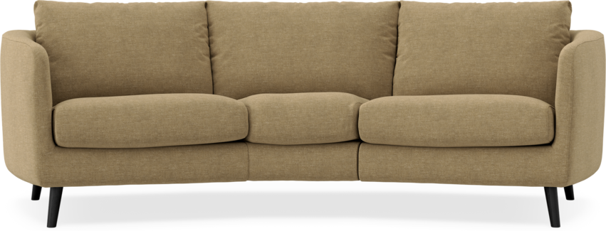 Madison - 3-sits soffa svängd, 70 cm - Brun