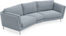 Madison - 3-sits soffa svängd, 90 cm - Blå